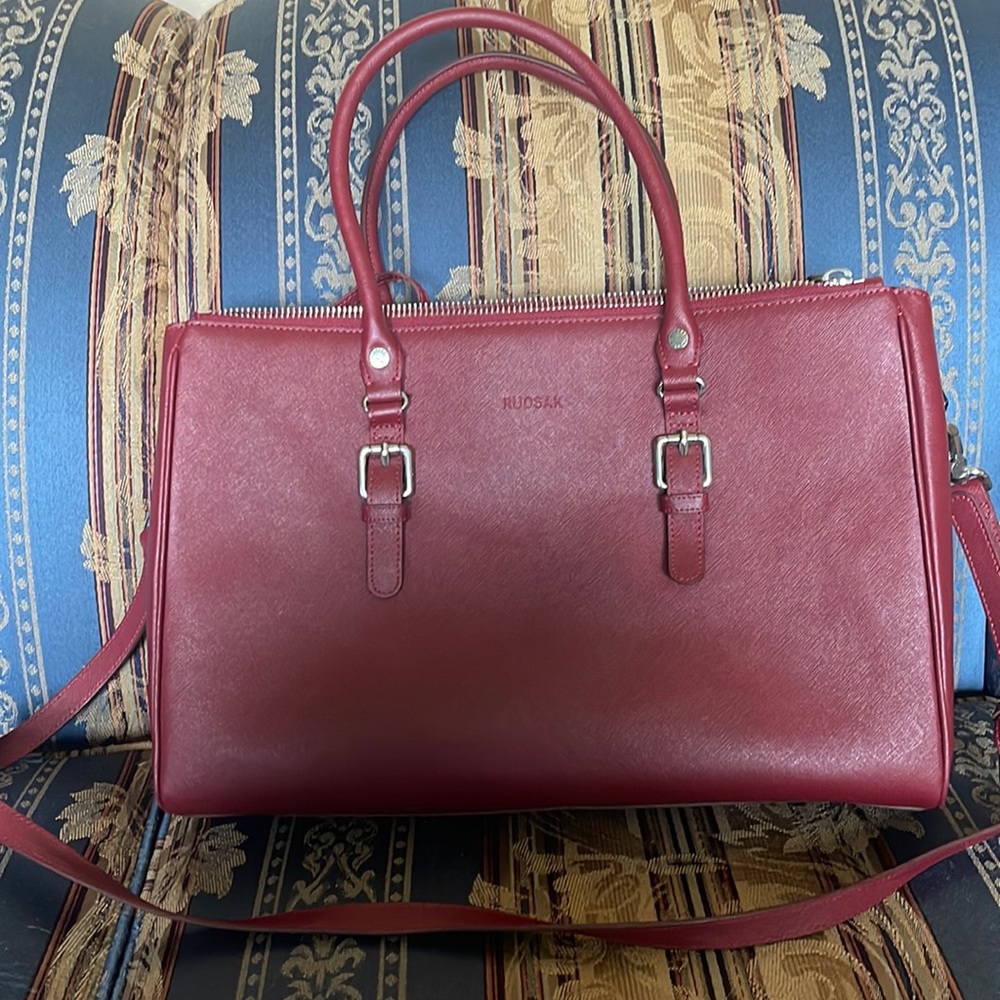 Rudsak Maroon Laptop Bag, Good Condition with Dustbag included